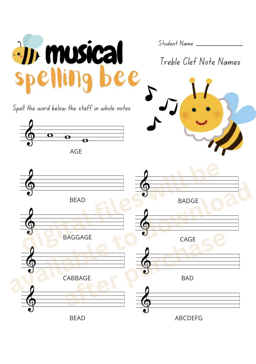 Printable Spelling Bee Score Sheet Template