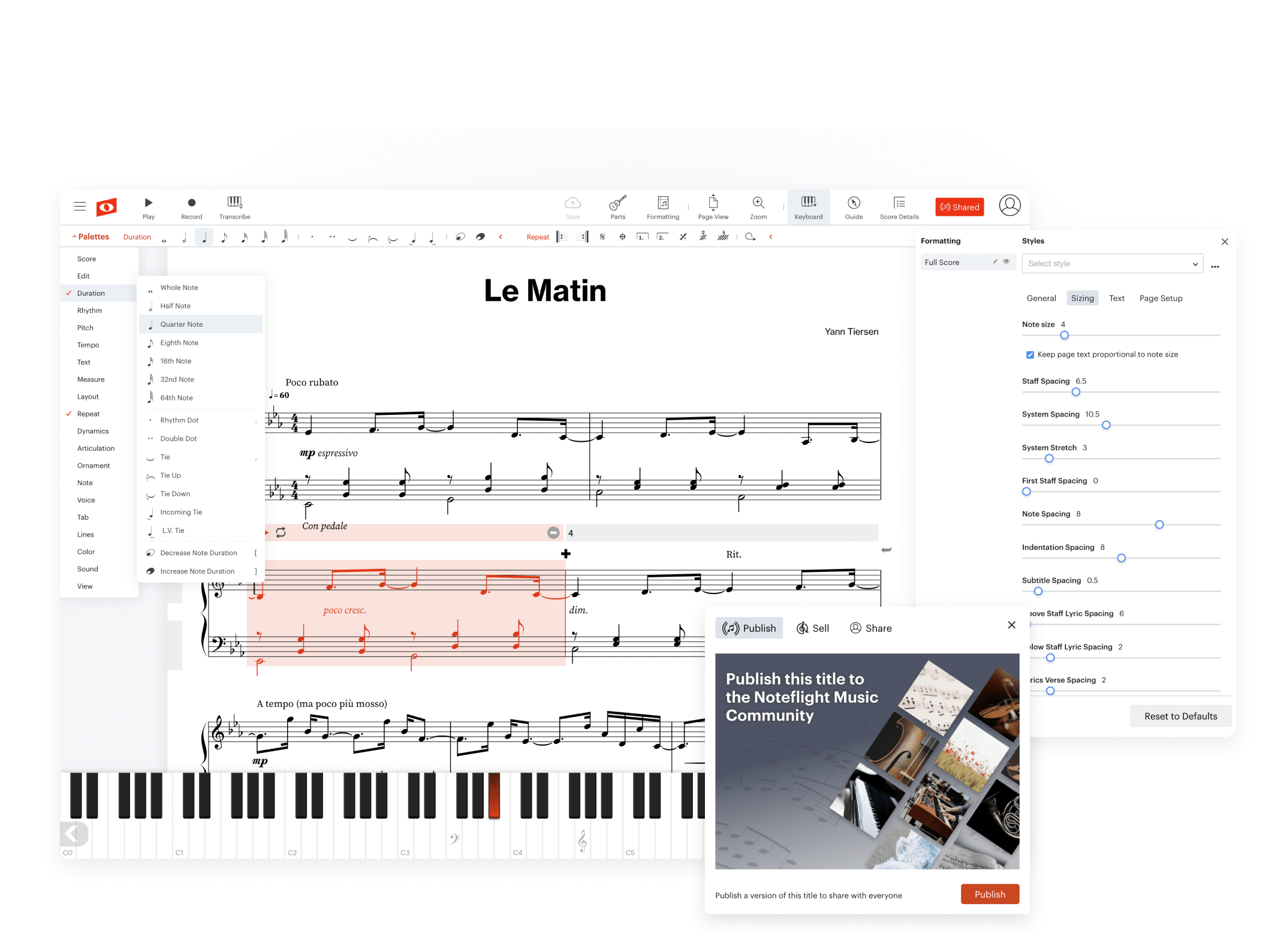 Noteflight Online Music Notation Software