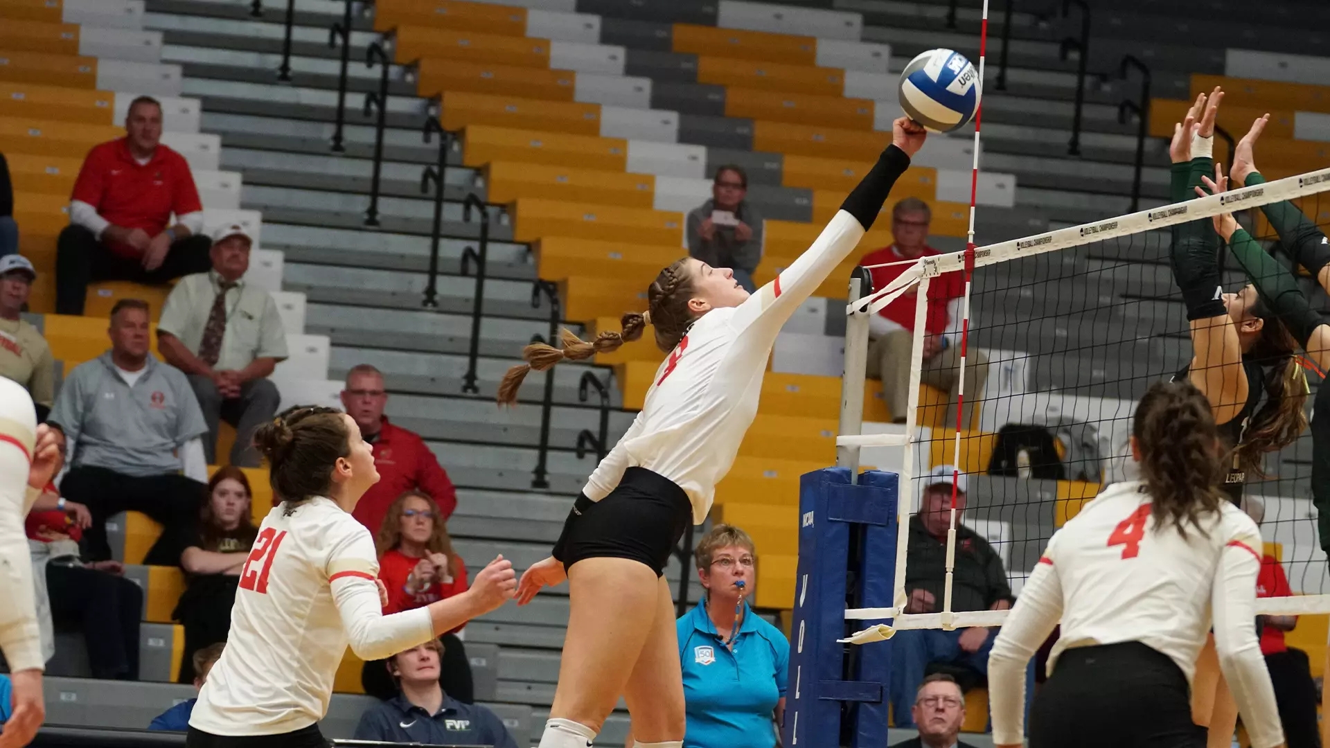 Otterbein Exits NCAA s After Narrow Four Set Loss To La Verne Otterbein University Athletics
