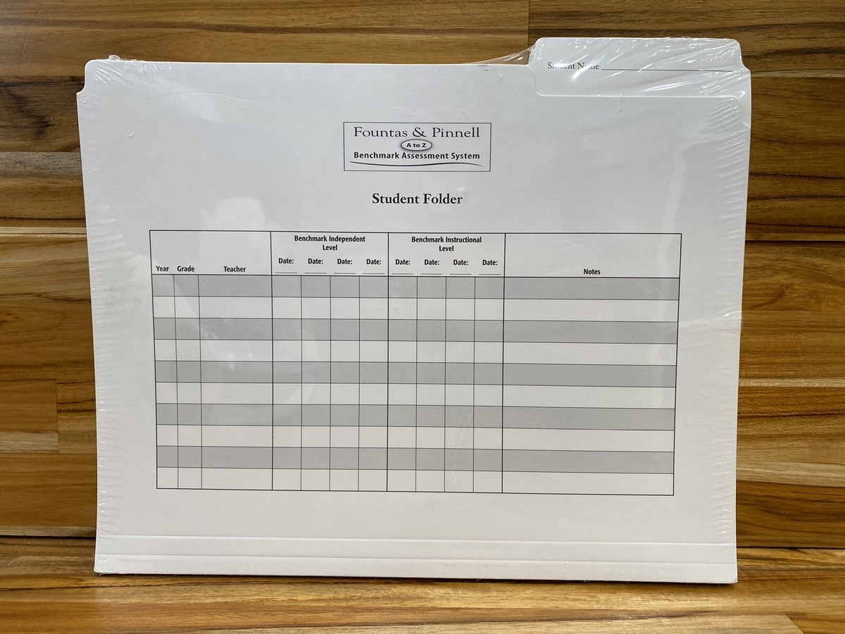 F&P Score Sheet Free
