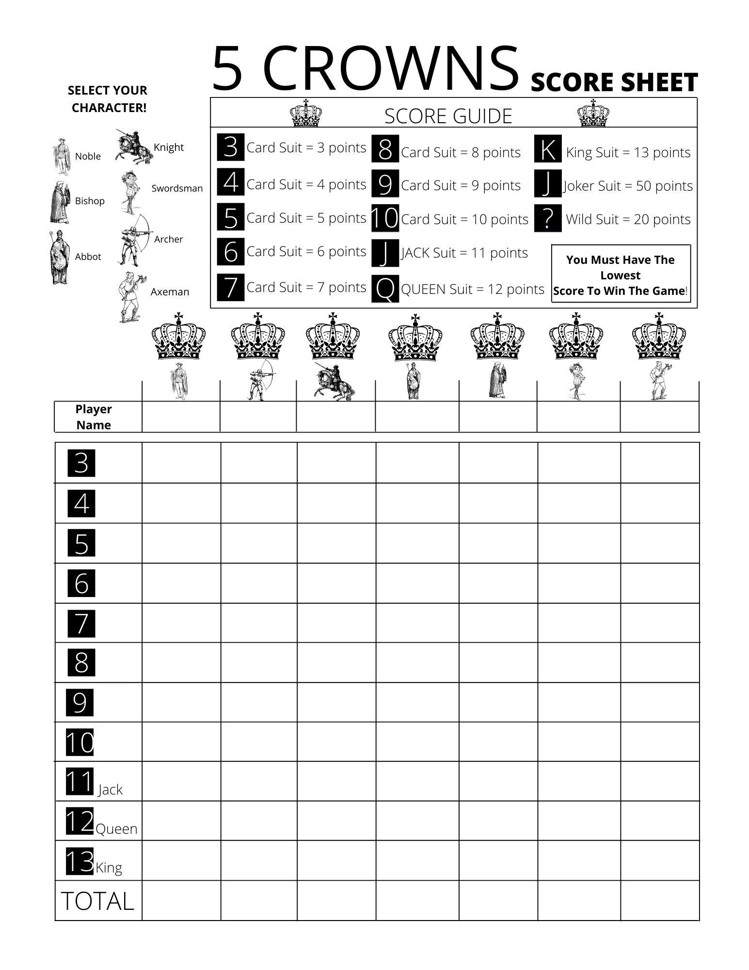 Pageant Score Sheets Etsy