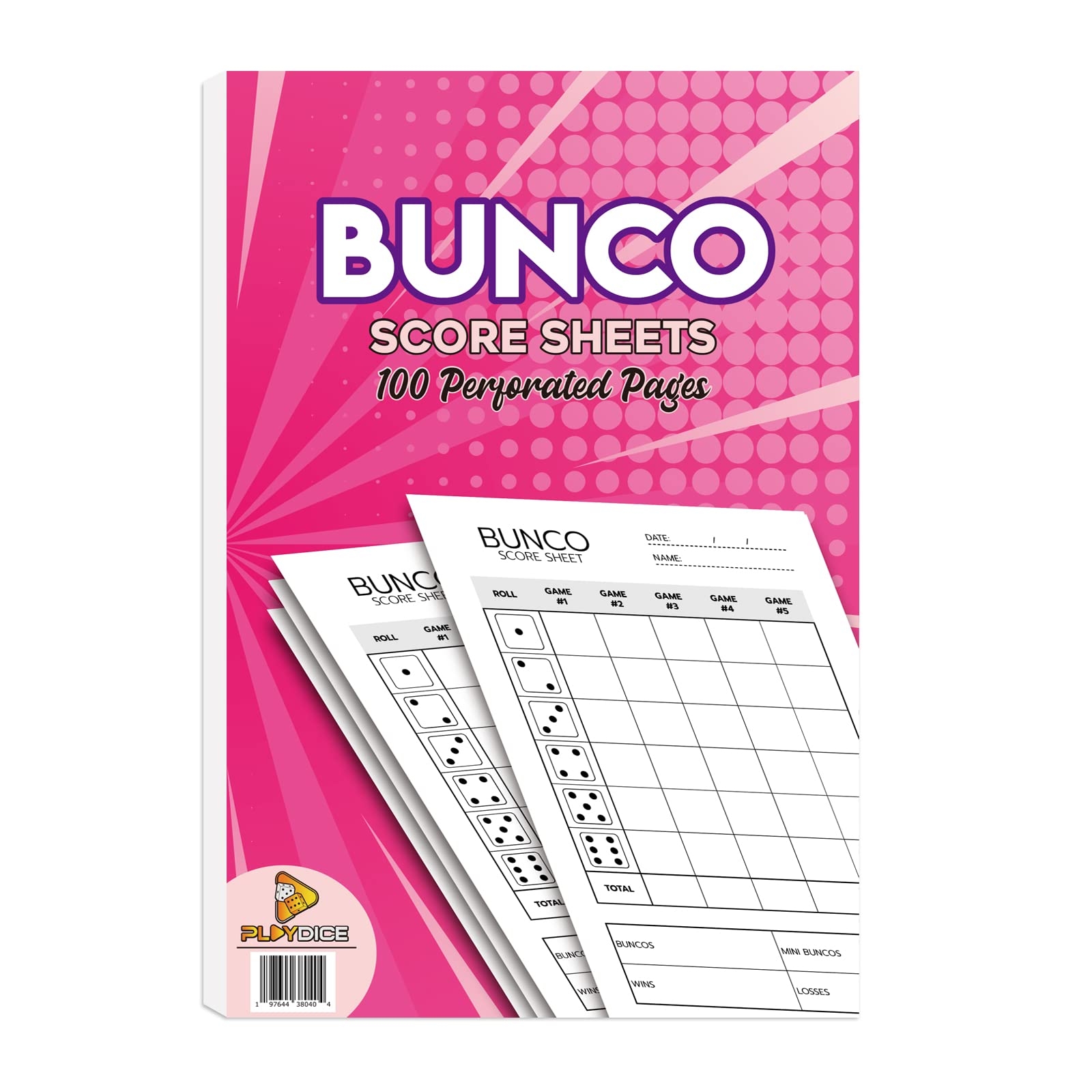 Custom Bunco Score Sheets