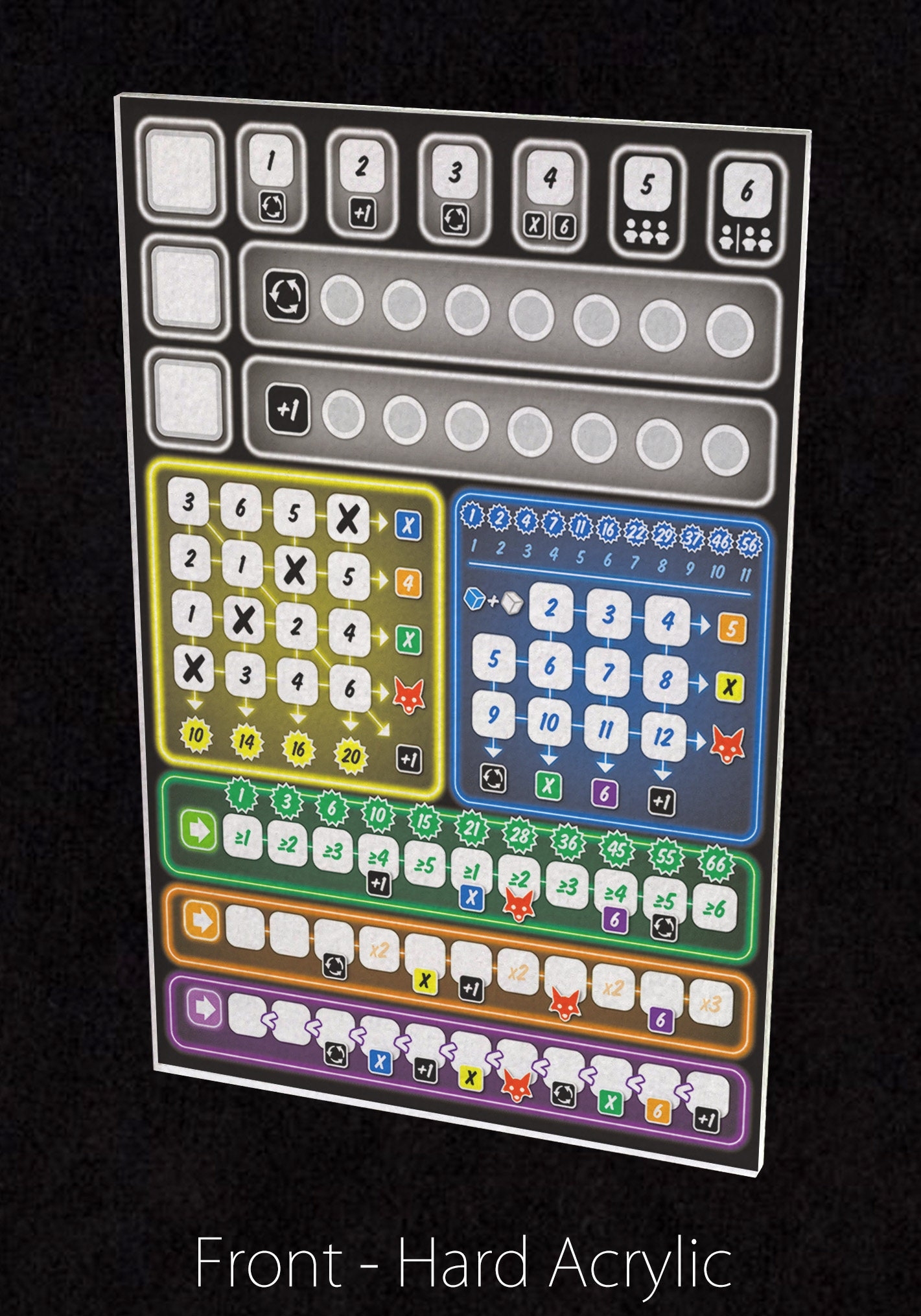 Premium Acrylic That s Pretty Clever Score Sheet Upgrade Reusable Premium Acrylic That s Pretty Clever Score Sheet Upgrade Reusable