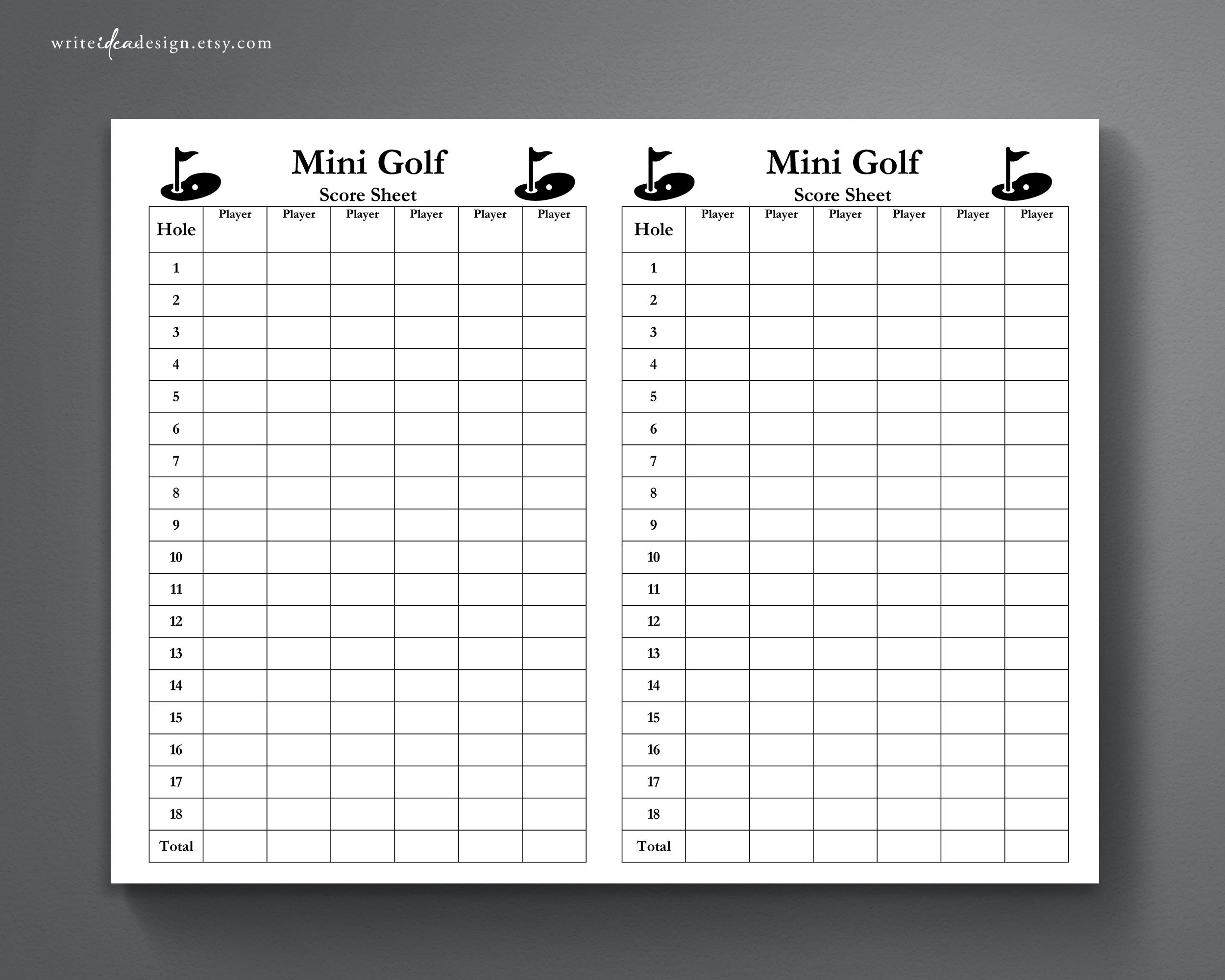 Printable Mini Golf Score Sheet PDF Format 2 Per Page Miniature Golf Game Etsy Australia Printable Mini Golf Score Sheet PDF Format 2 Per Page Miniature Golf Game Etsy Australia