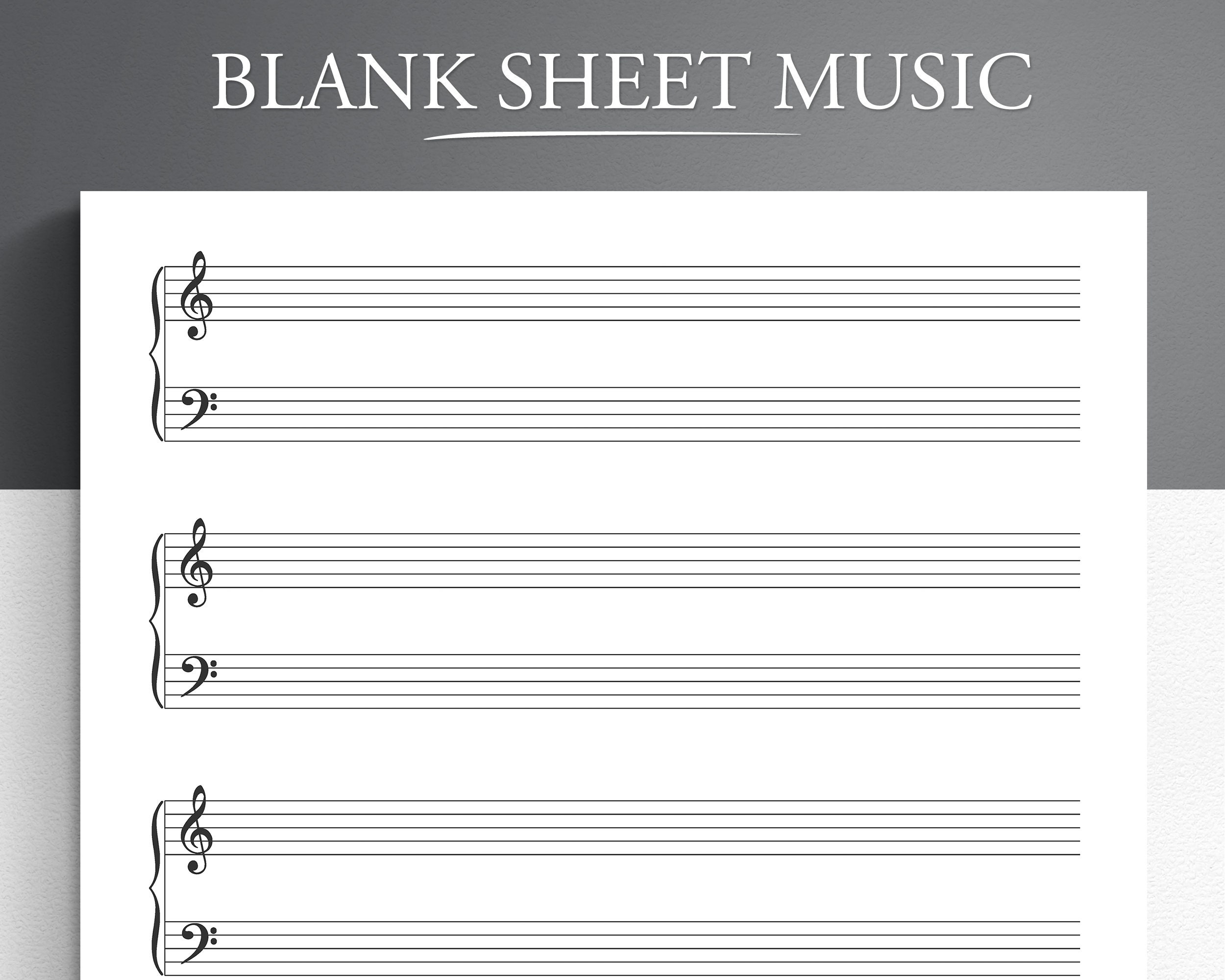 Printable Sheet Music For Letter a4 Blank Sheet Music Printable Piano Staff Paper Blank Music Paper Etsy Printable Sheet Music For Letter a4 Blank Sheet Music Printable Piano Staff Paper Blank Music Paper Etsy