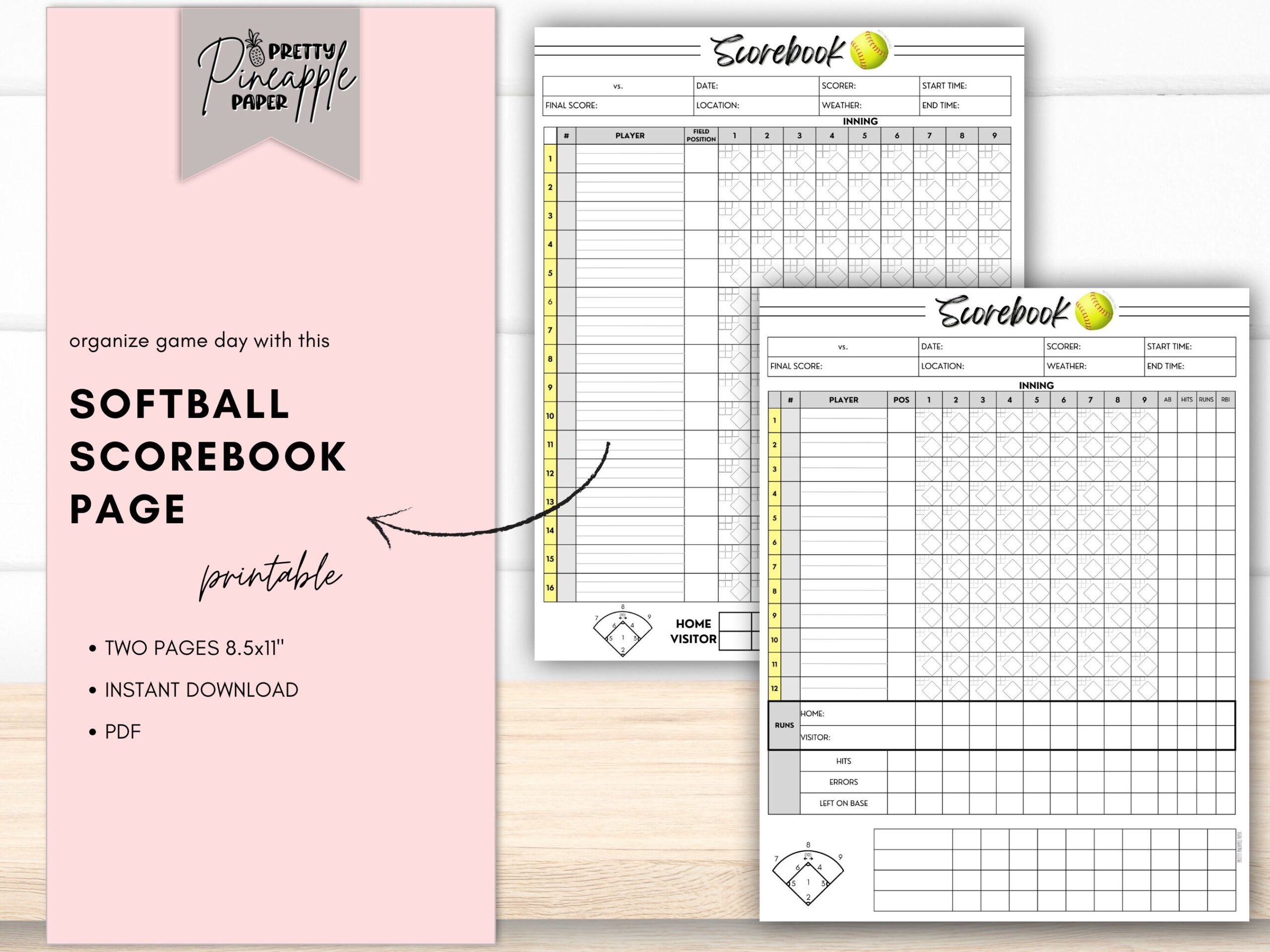 Free Printable Fastpitch Softball Score Sheet Free Printable Fastpitch Softball Score Sheet