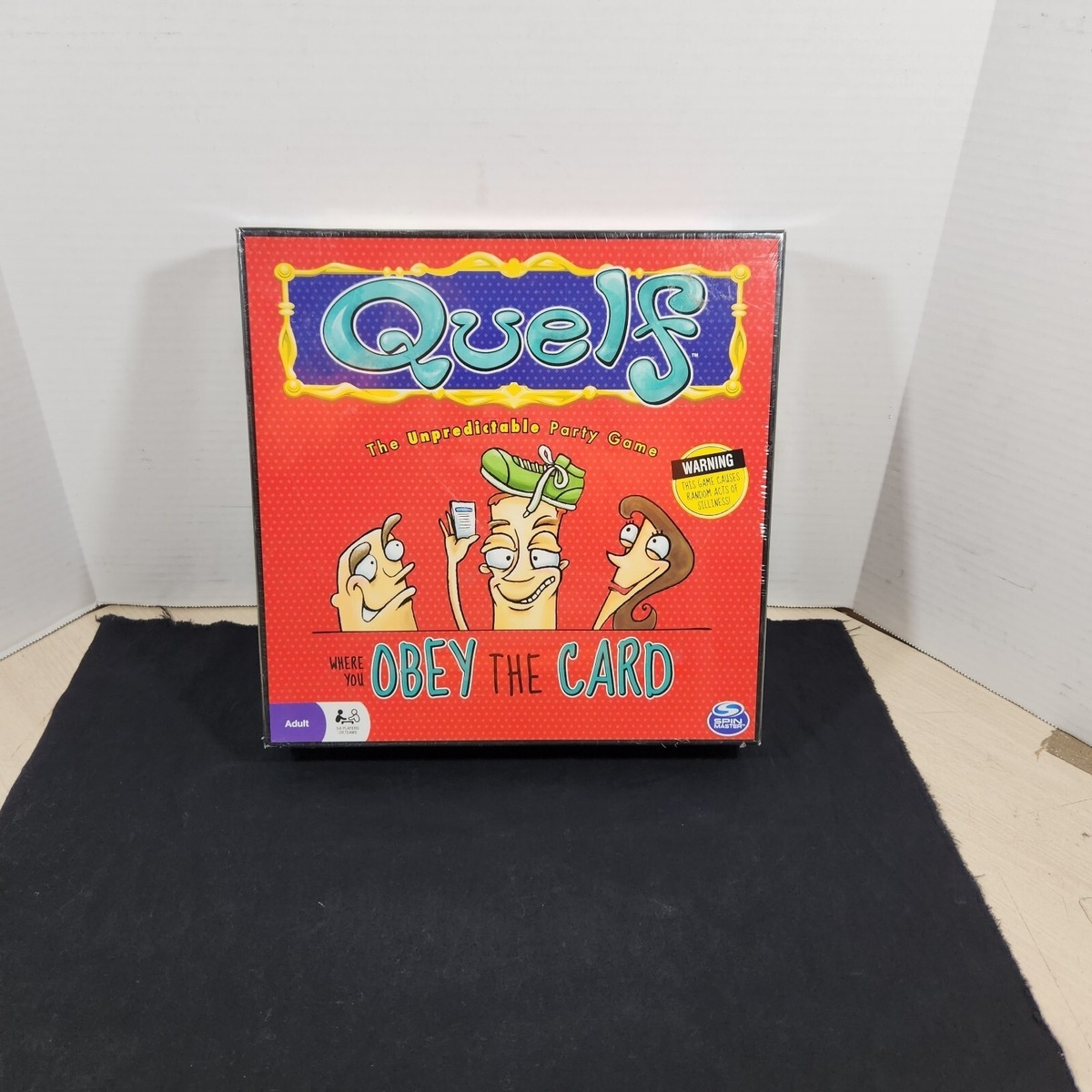 Quelf Board Game The Unpredictable Party Game Obey The Card New Sealed Quelf Board Game The Unpredictable Party Game Obey The Card New Sealed