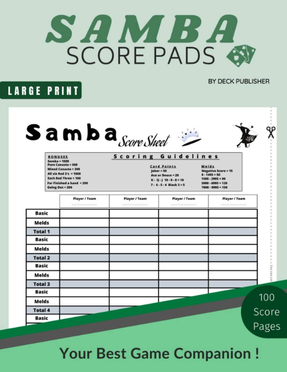 Samba Score Sheet Printable Pdf Free