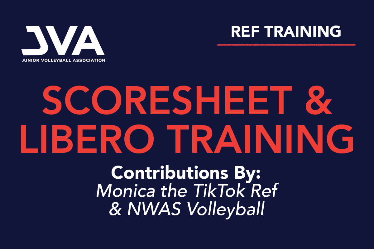 Volleyball Score Sheet Terms