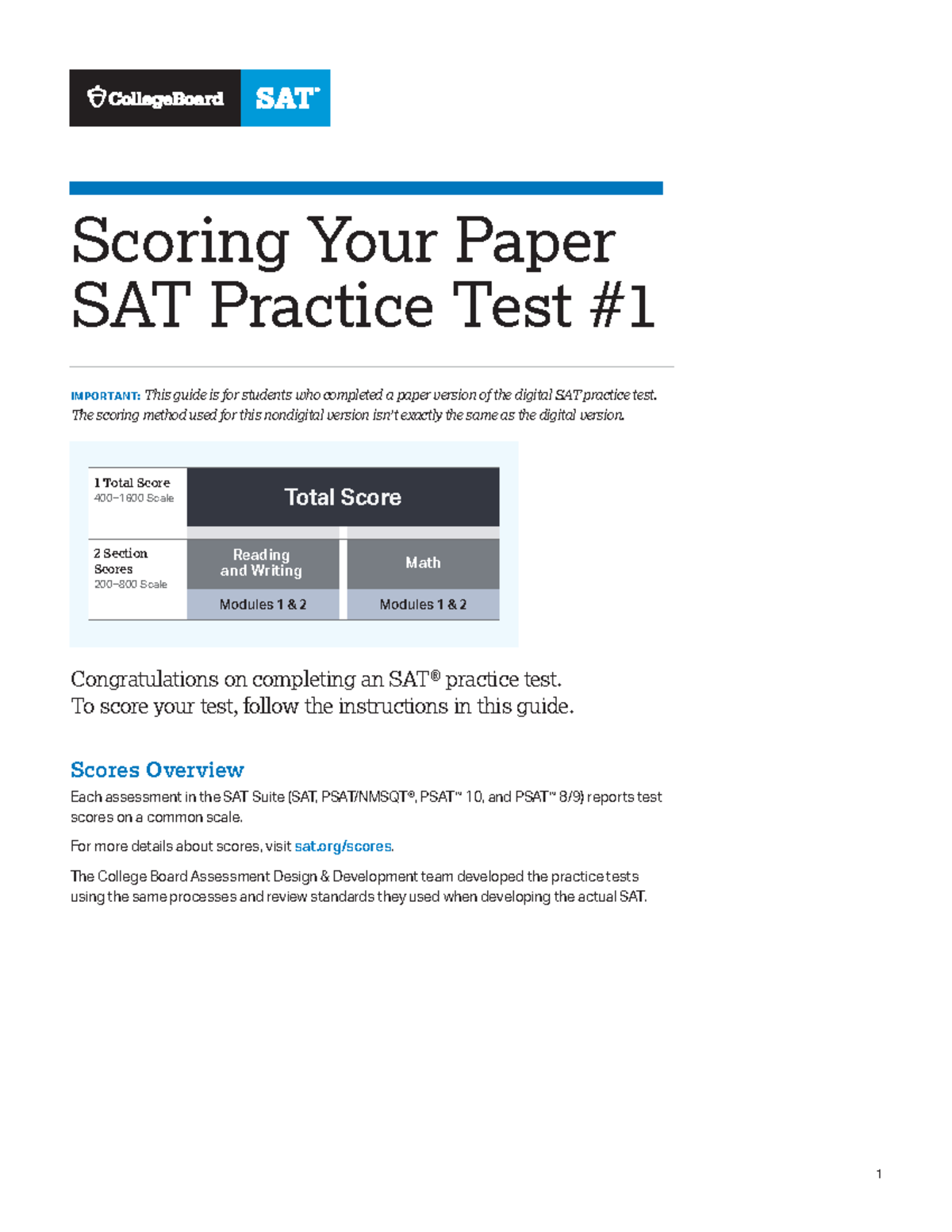Sat Practice Test 7 Score Sheet Sat Practice Test 7 Score Sheet
