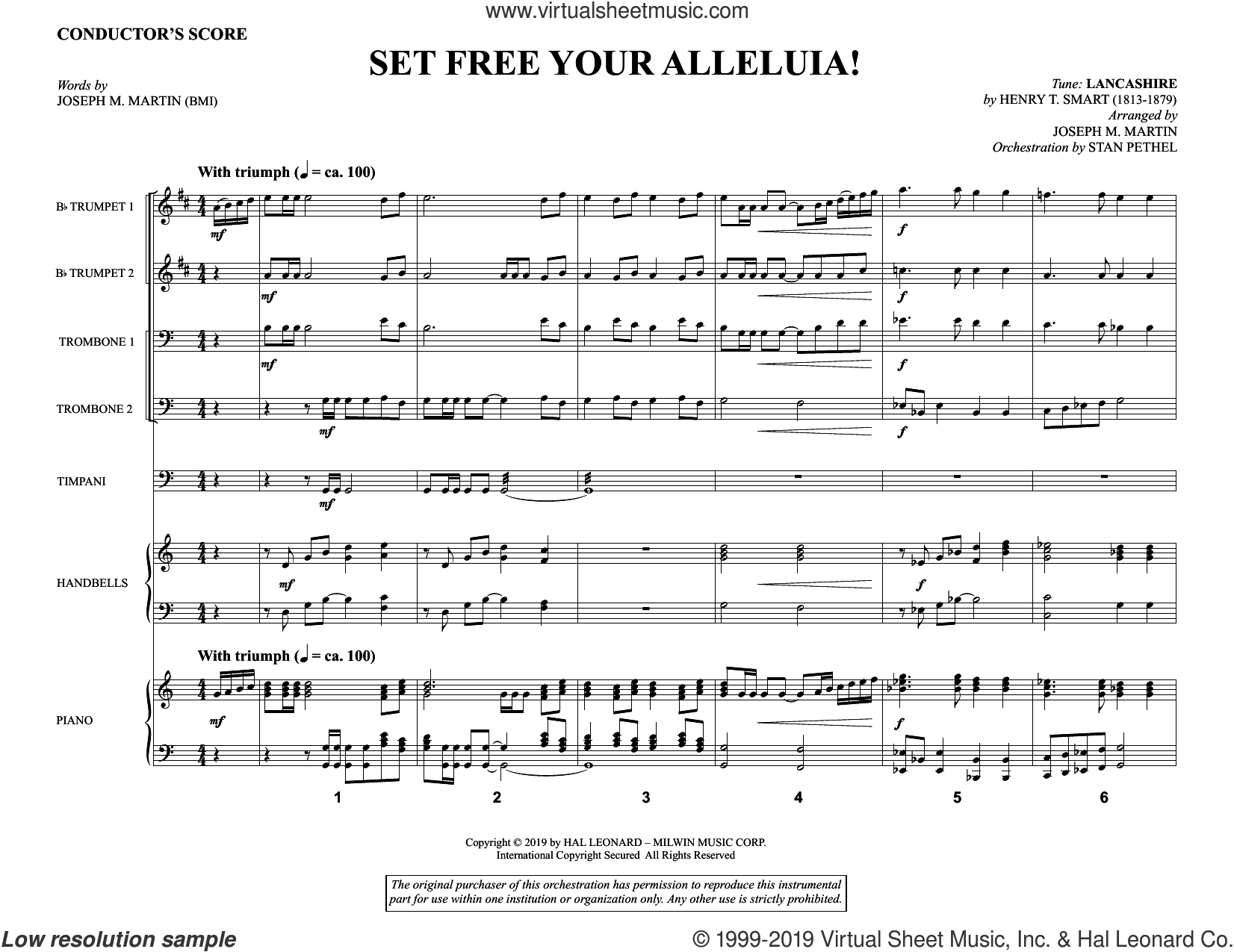 Set Free Your Alleluia Brass And Timpani Sheet Music complete Collection For Orchestra band Set Free Your Alleluia Brass And Timpani Sheet Music complete Collection For Orchestra band