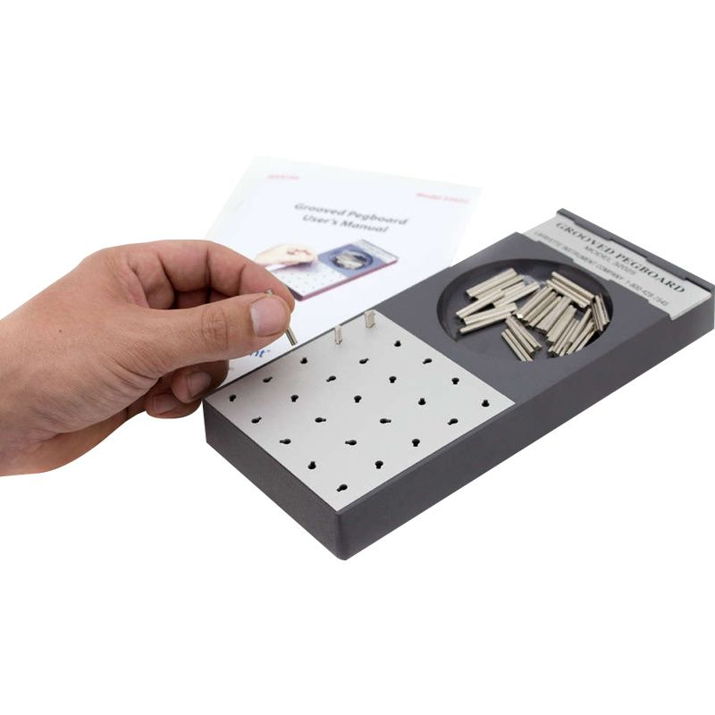Shop Grooved Pegboard Test Exercise Pegboard By Lafayette