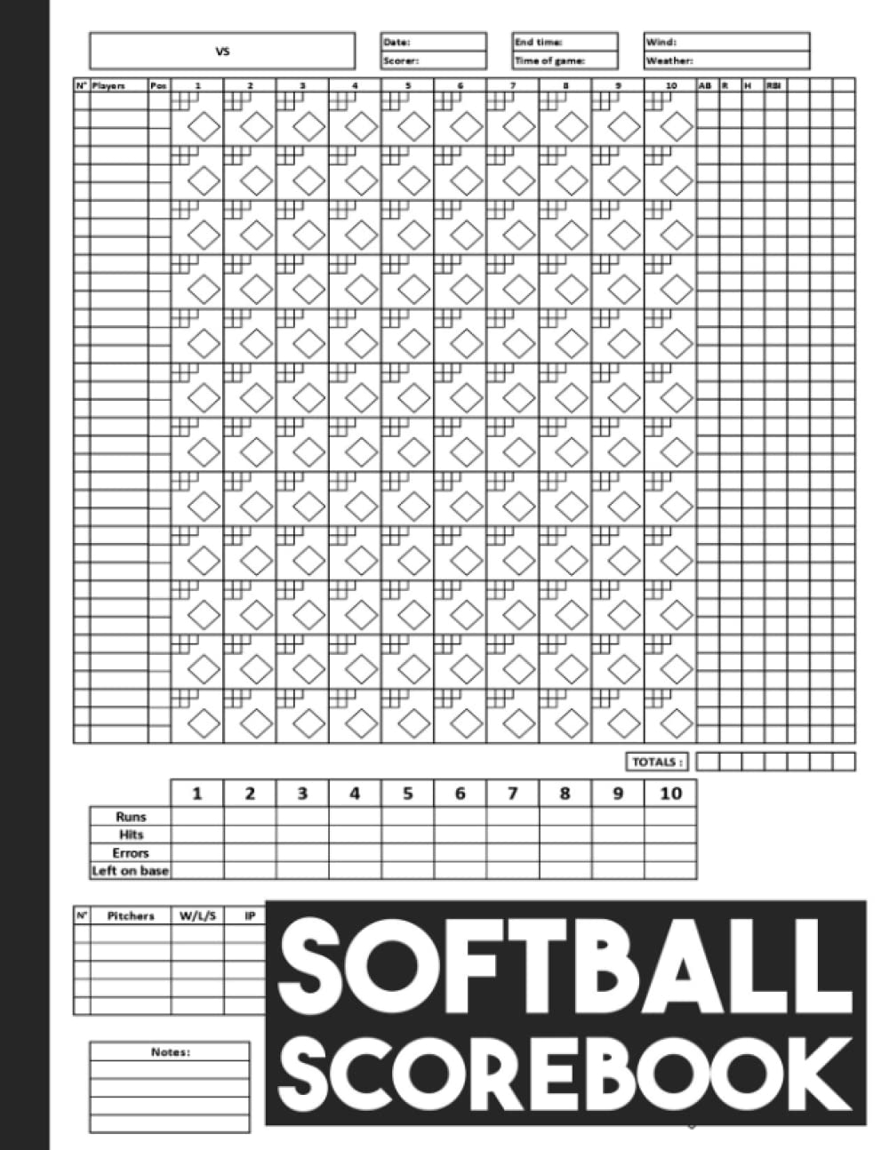 Softball Scorebook 100 Softball Score Sheets Softball Scorekeeper Book Softball Scorecard Book For Scorekeeping Softball Score Keeper Large Size 8 5 X 11 In Publishing Khnnot 9798447181178 Amazon Books Softball Scorebook 100 Softball Score Sheets Softball Scorekeeper Book Softball Scorecard Book For Scorekeeping Softball Score Keeper Large Size 8 5 X 11 In Publishing Khnnot 9798447181178 Amazon Books