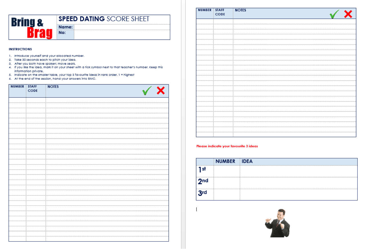 Speed Dating CPD TeacherToolkit