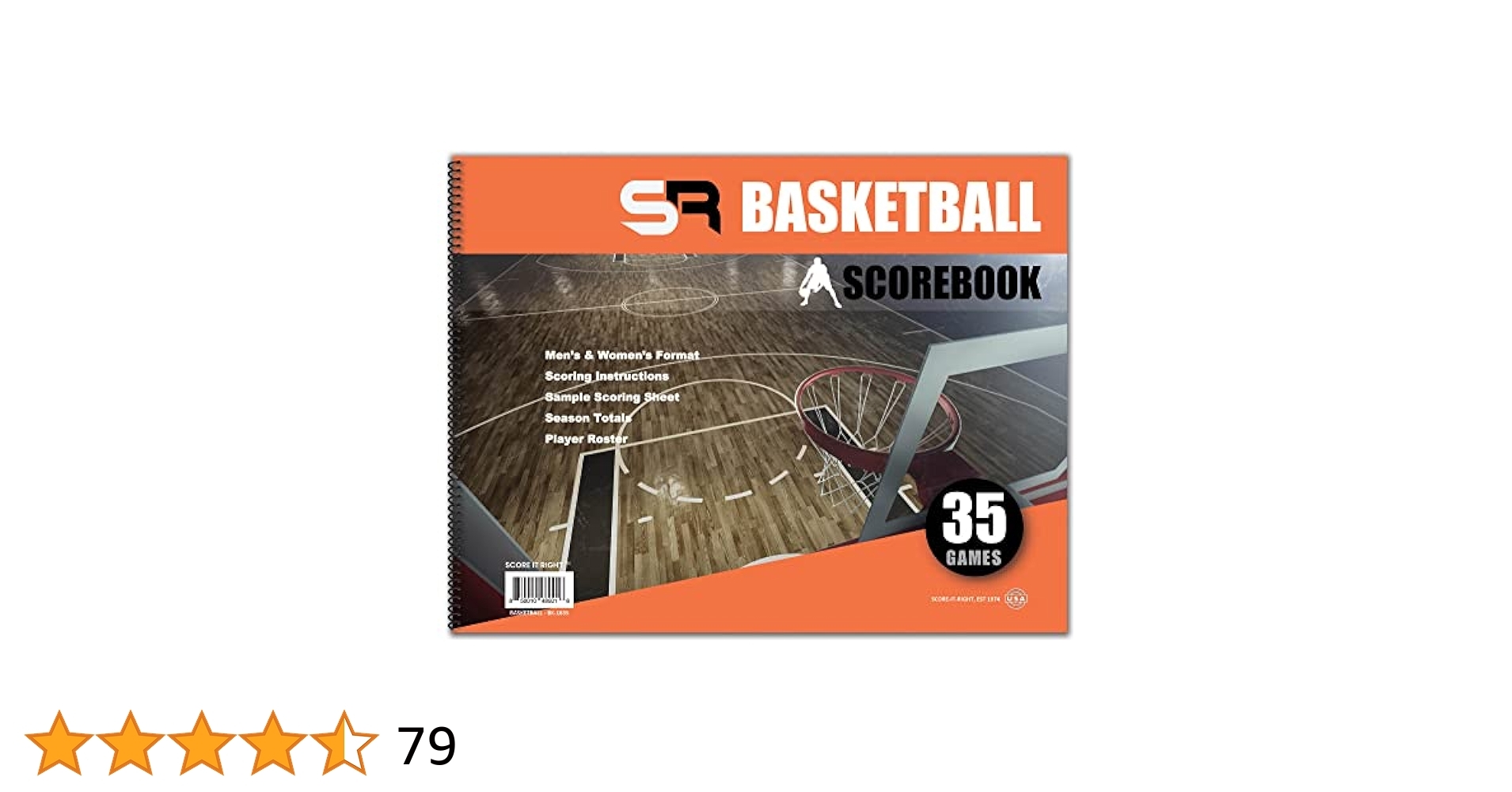 SR Basketball Scorebook Amazon in Sports Fitness U0026 Outdoors