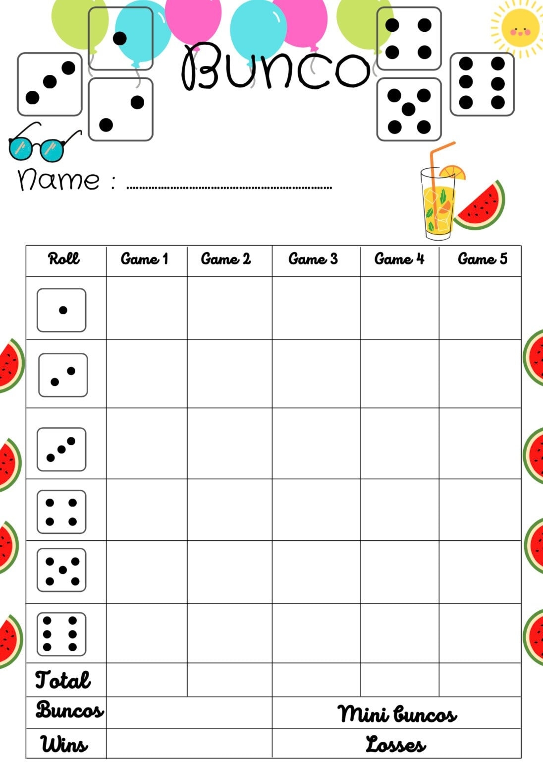 Summer Bunco Score Card Bunco Scoresheet Bunco Score Pads Printable File PDF Download 8 5x11 Etsy Australia Summer Bunco Score Card Bunco Scoresheet Bunco Score Pads Printable File PDF Download 8 5x11 Etsy Australia