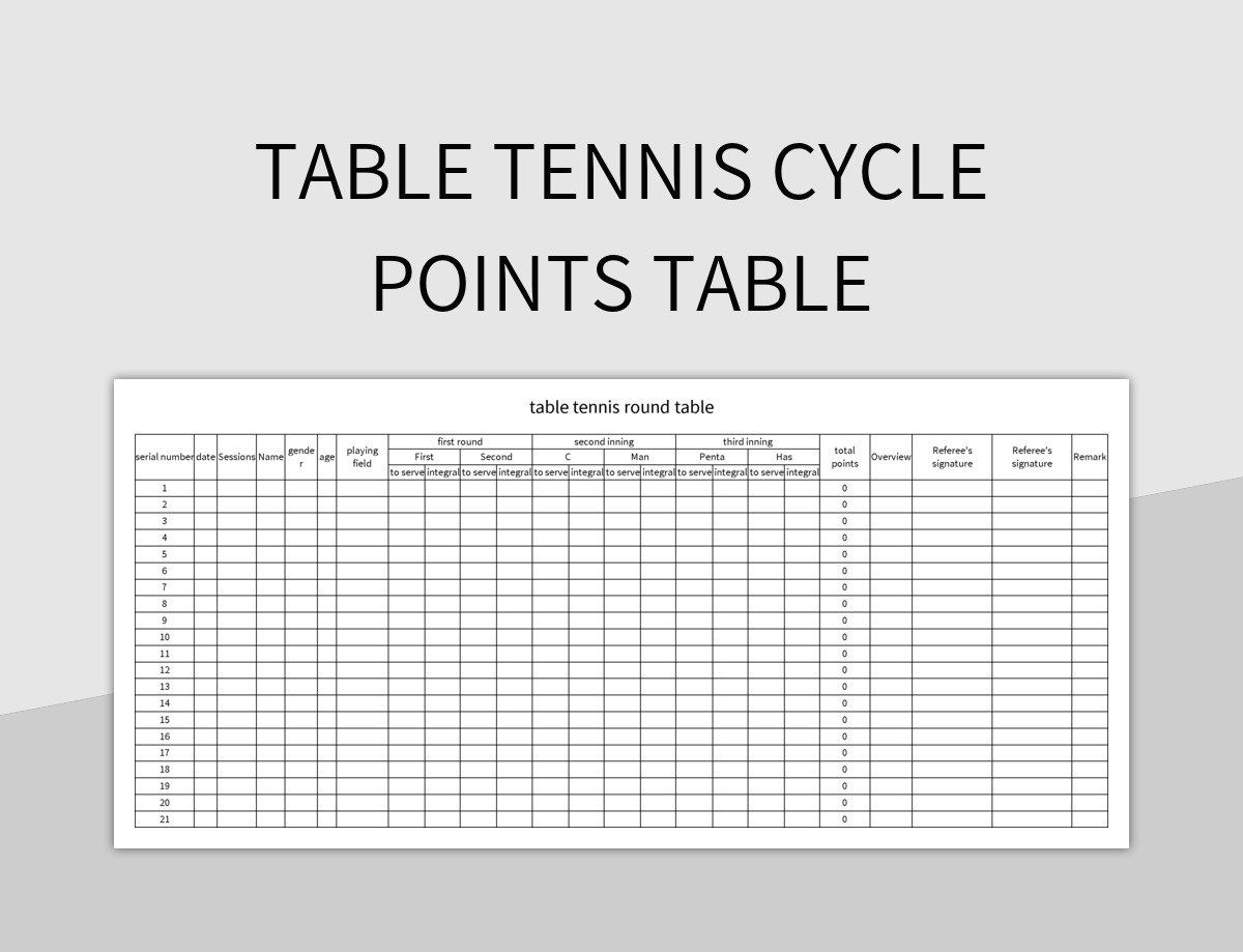 Table Tennis Scoreboard Excel Template And Google Sheets File For Free Download Slidesdocs Table Tennis Scoreboard Excel Template And Google Sheets File For Free Download Slidesdocs