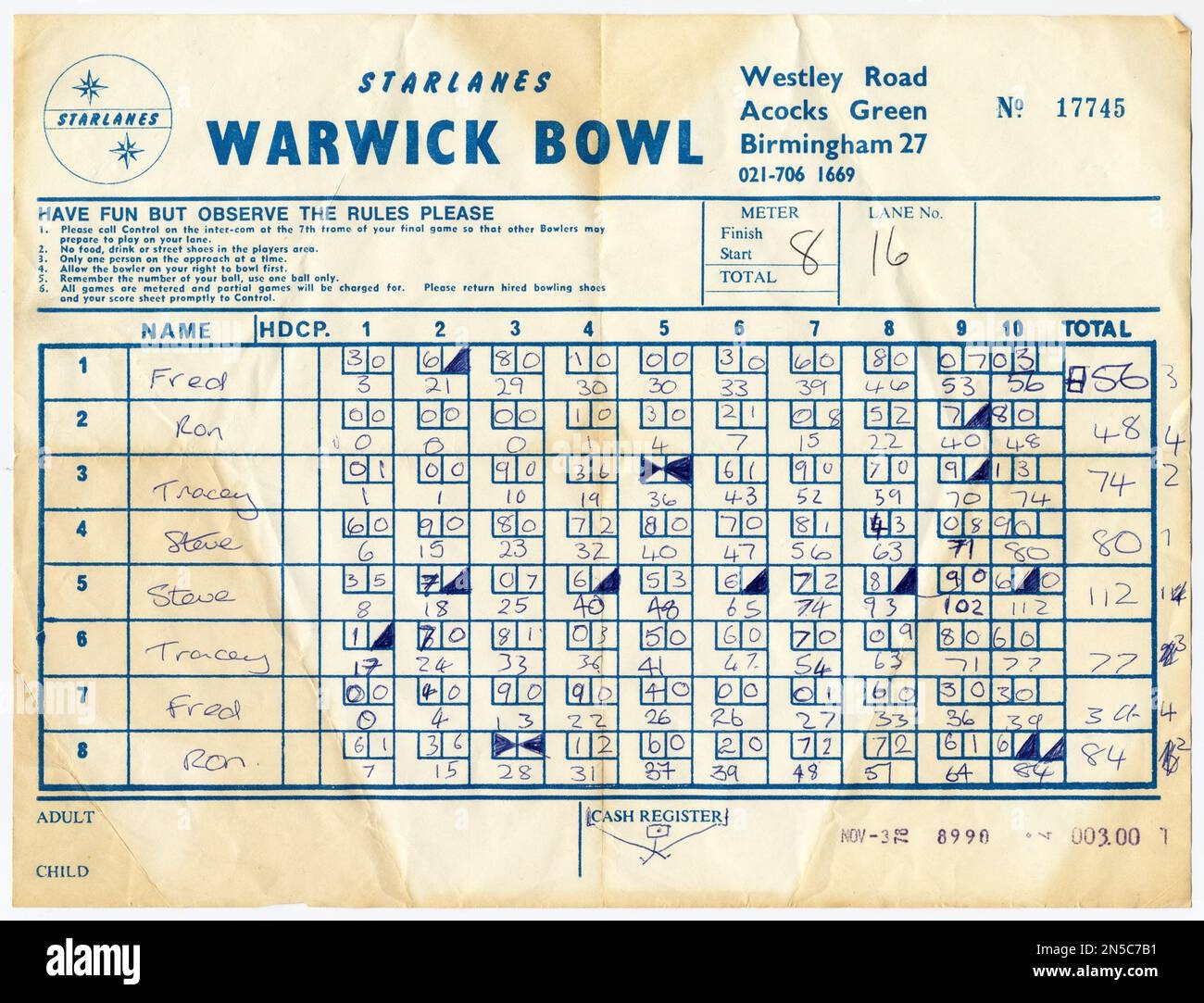 Amf Bowling Score Sheets Amf Bowling Score Sheets