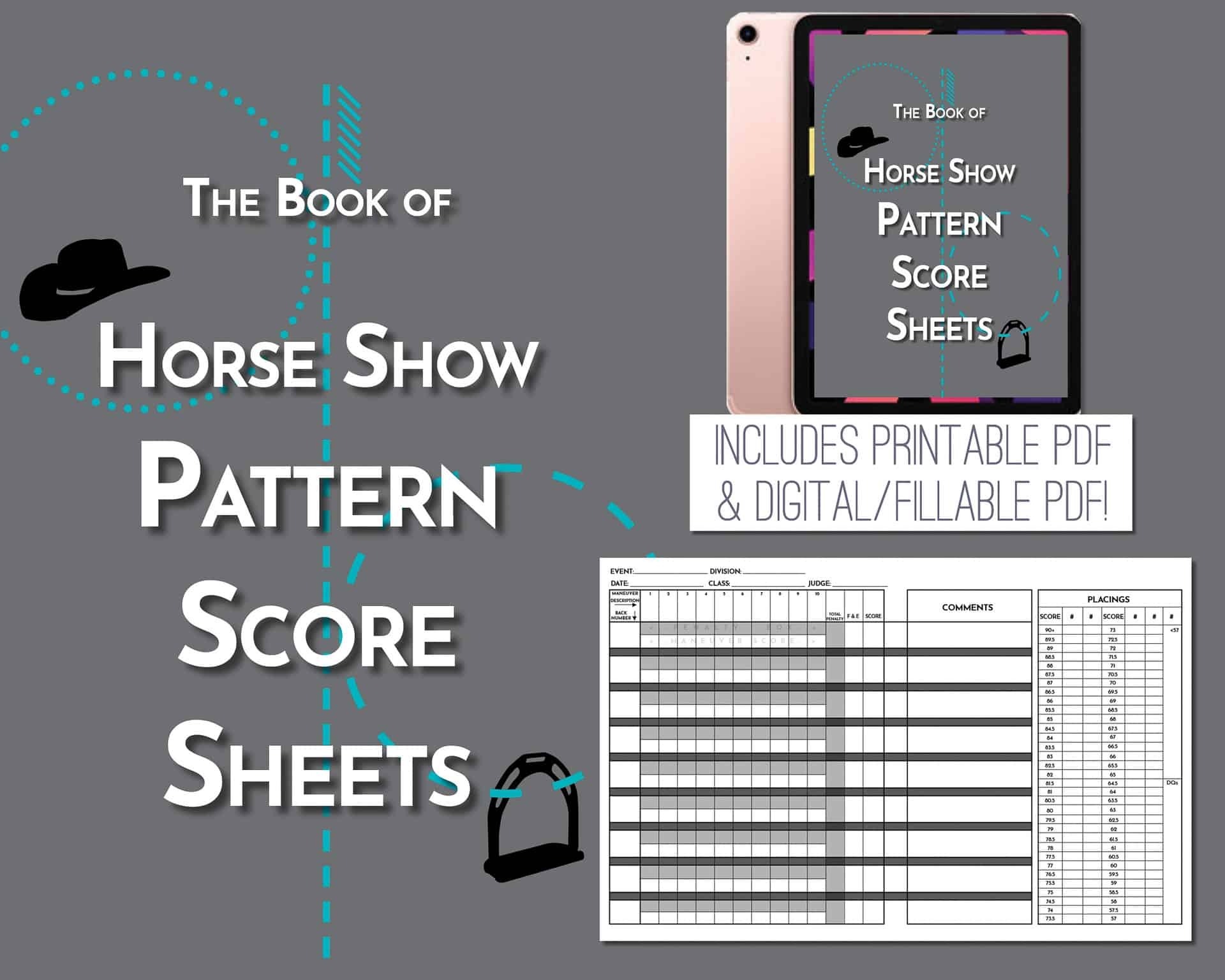 The Book Of Horse Show Pattern Scoresheets