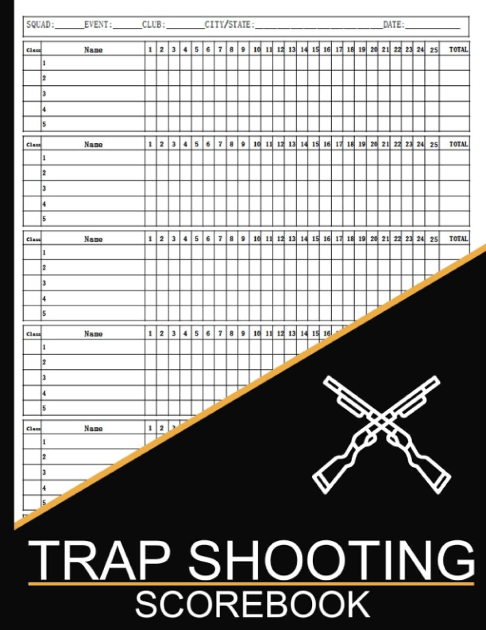 Printable Trap Shooting Score Sheet