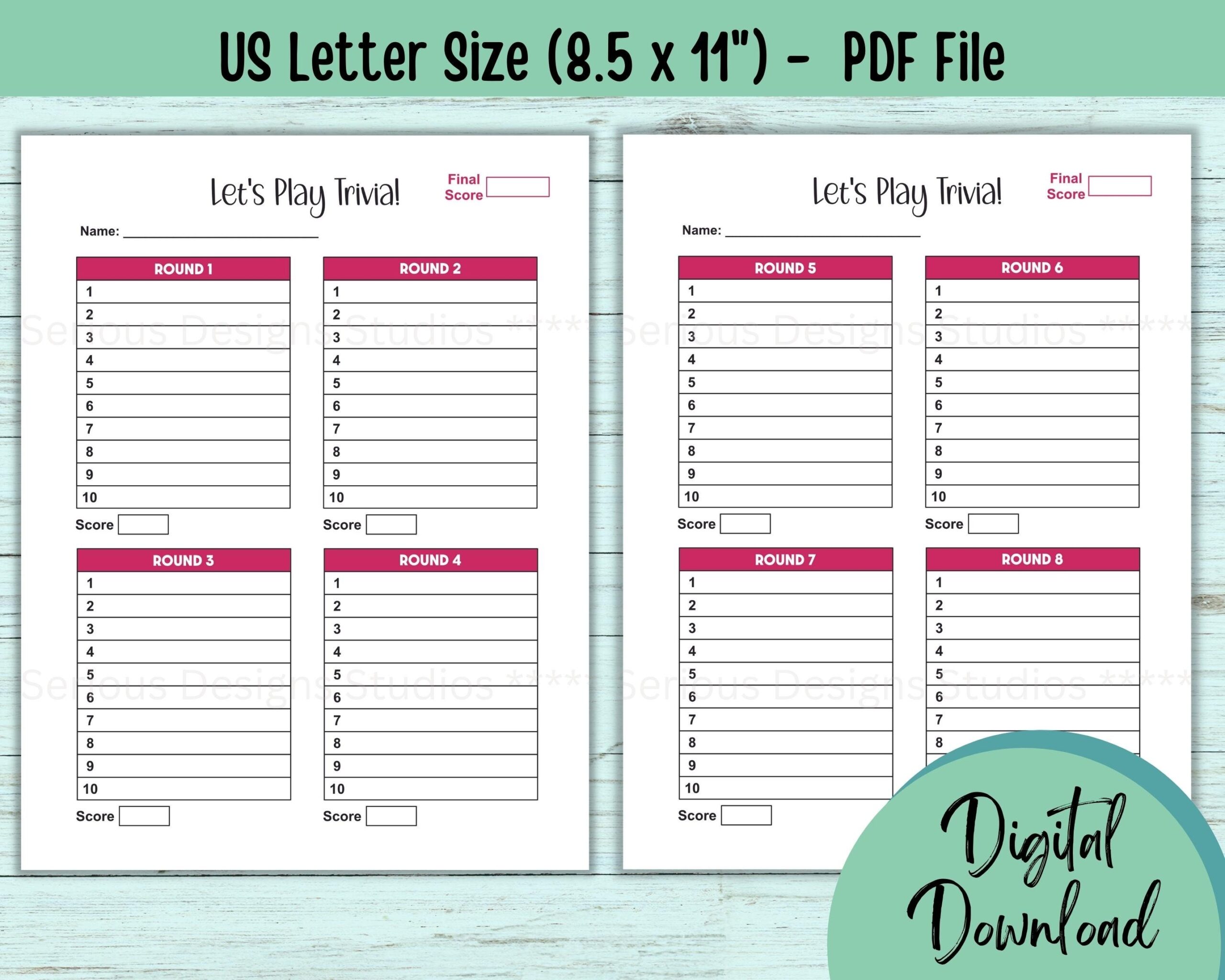 Trivia Answer Sheet Printable Trivia Sheets Trivia Host Tools Trivia Player Answer Sheets US Letter Size Bar Trivia Sheets Quiz Night Etsy Trivia Answer Sheet Printable Trivia Sheets Trivia Host Tools Trivia Player Answer Sheets US Letter Size Bar Trivia Sheets Quiz Night Etsy