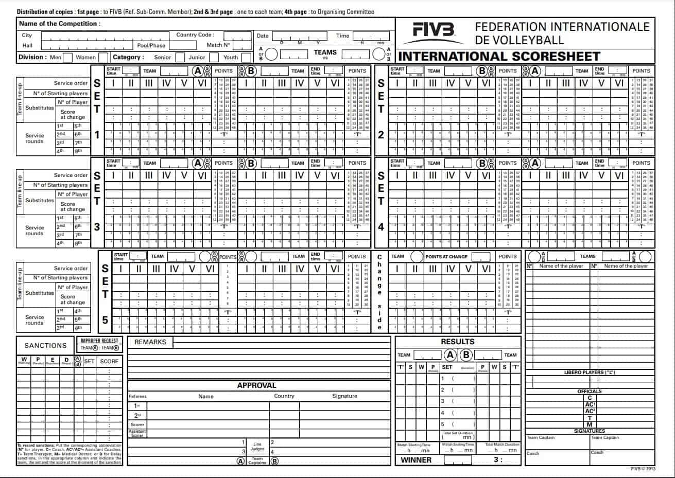 Volleyball Score Sheets How To Fill Them Out Download Sheet Volleyball Score Sheets How To Fill Them Out Download Sheet