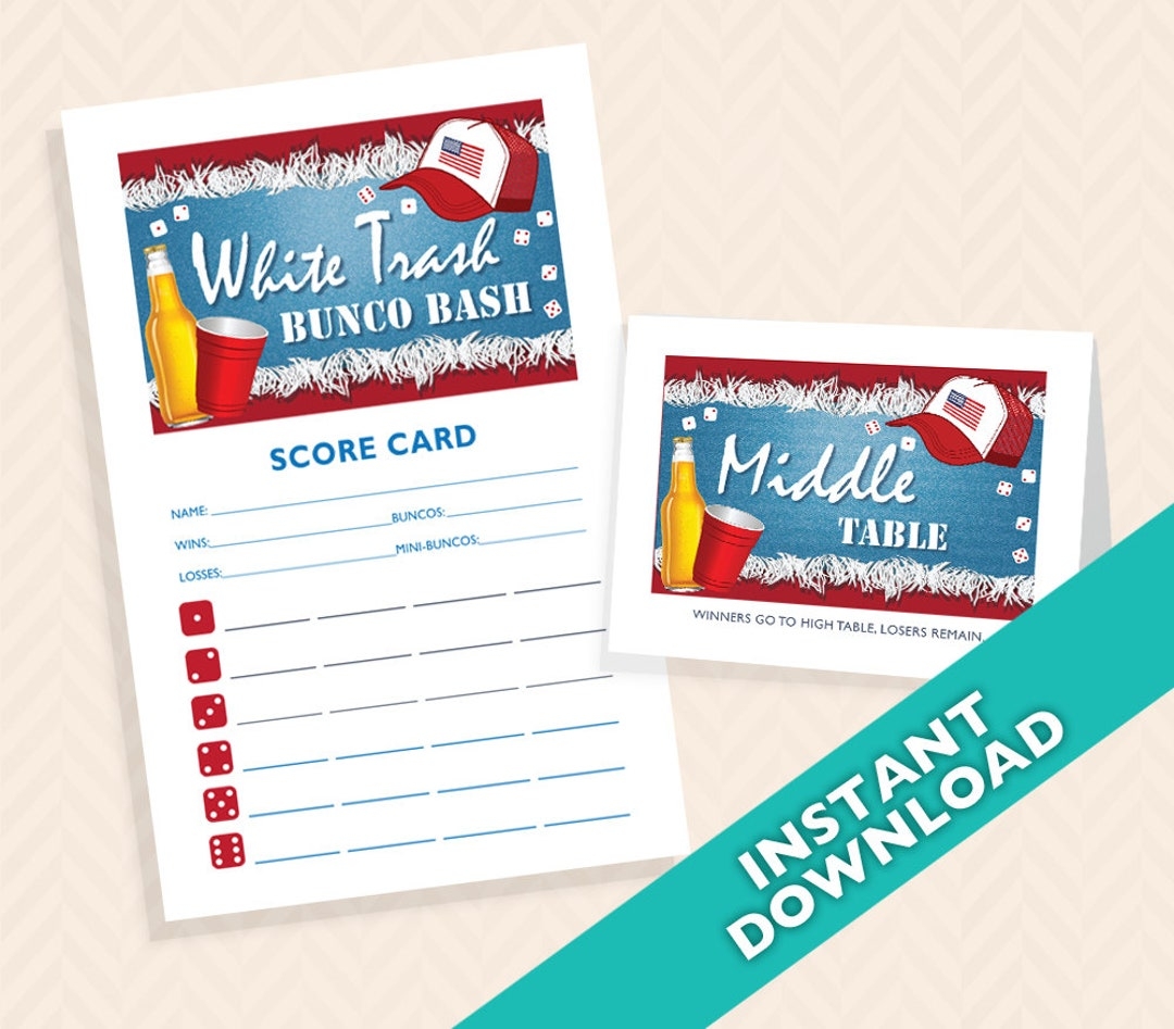 Printable Redneck Life Score Sheets