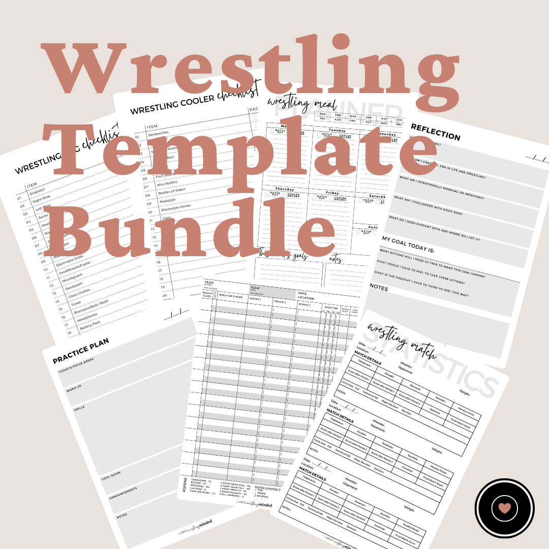 Wrestling Template Bundle 7 Wrestling Tools For Supporting Your Wrestlers