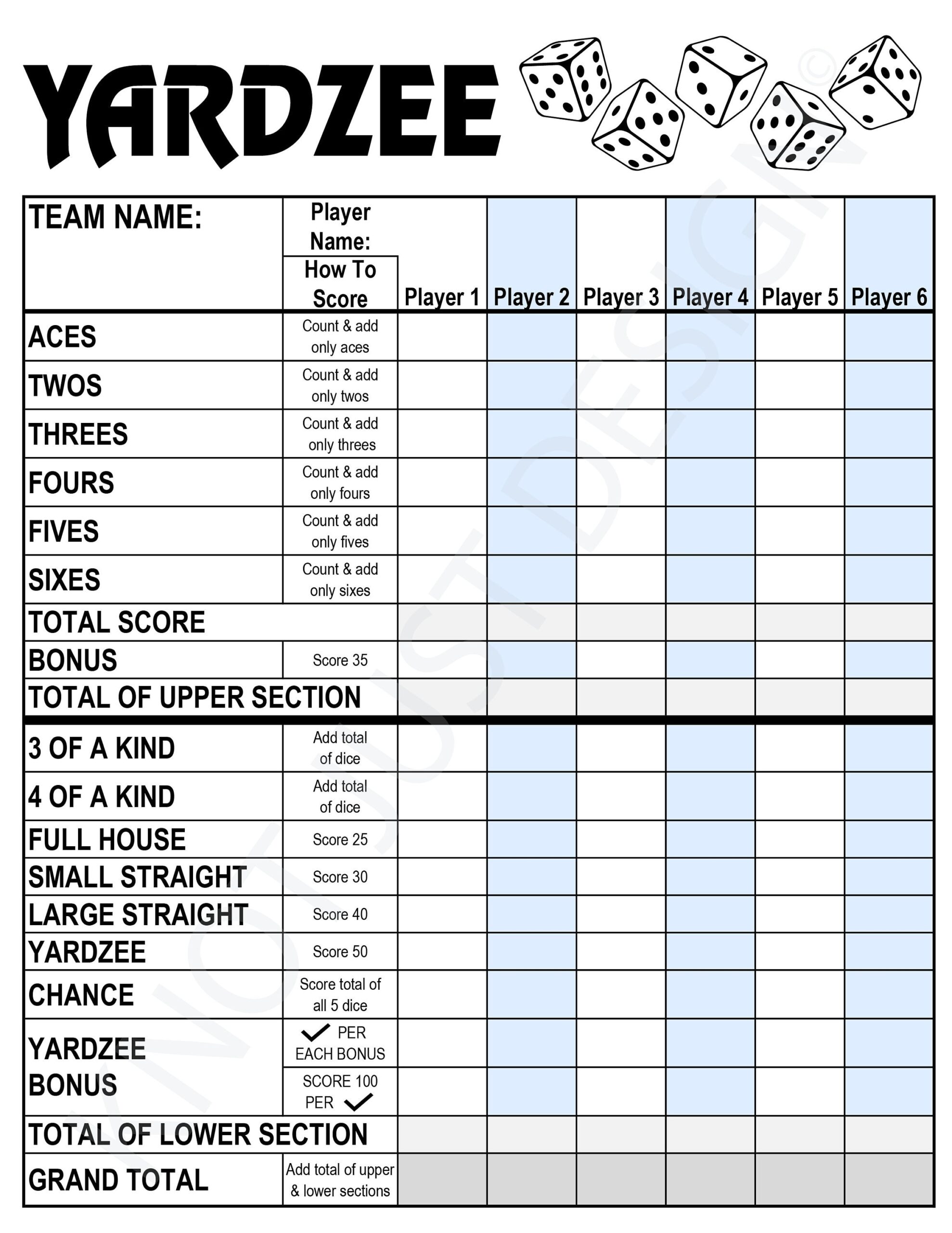 Yardzee Digital Score Card U0026 Rules Printable Instant Download Digital File PDF Score Sheet Cricut Yard Games Yardzee Digital Score Card U0026 Rules Printable Instant Download Digital File PDF Score Sheet Cricut Yard Games